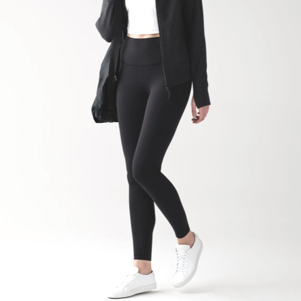 Lululemon Wunder Under Hi-Rise Tight Full-On Luon 28" Size 6 EUC